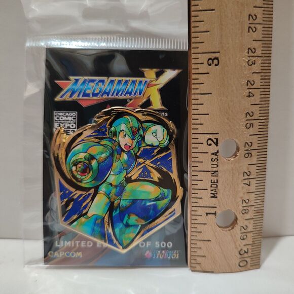 Mega Man X Painterly Series Enamel Pin Official Limited Edition Collectible - Picture 2 of 2